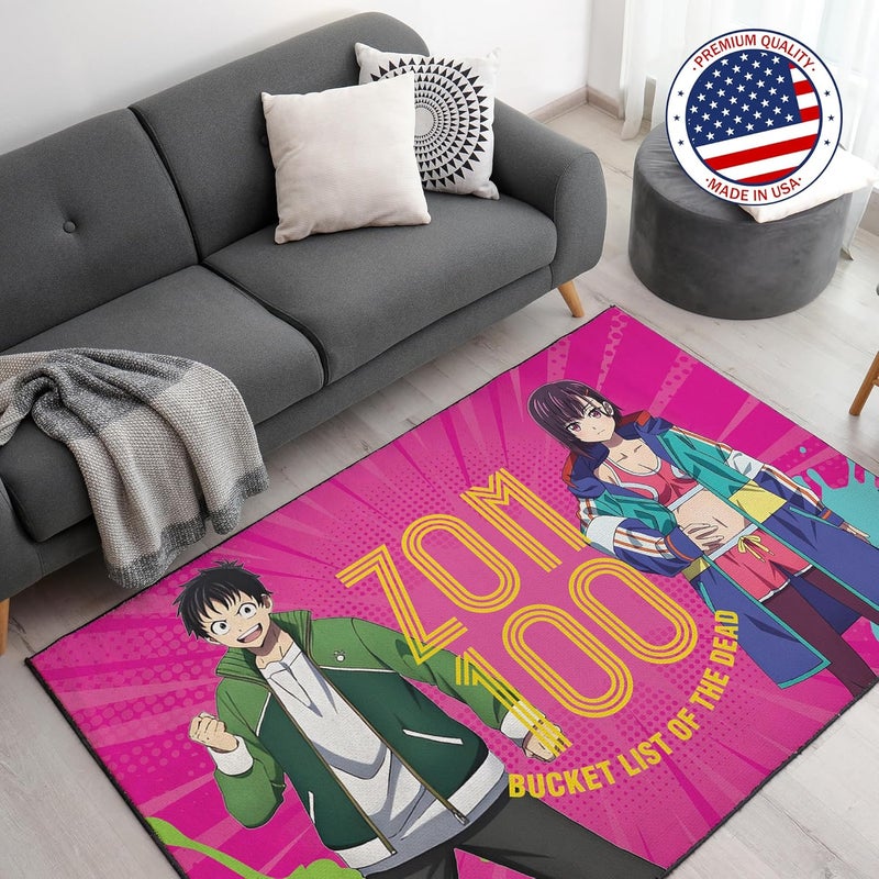 DreamController Zooom 100 Custom Rugs for Gamer Room (62x40inch)| Playroom Carpets Inspired by Games & Anime Decor for Gamers | Gamer Room Decor for Kids Teen Anti-Slip Gaming Mat2 - Image 1